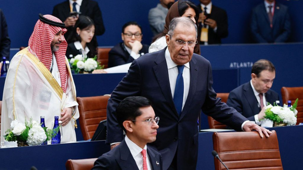 G20 family photo cancelled in Atlanta as Sergey Lavrov attends the foreign ministers meeting