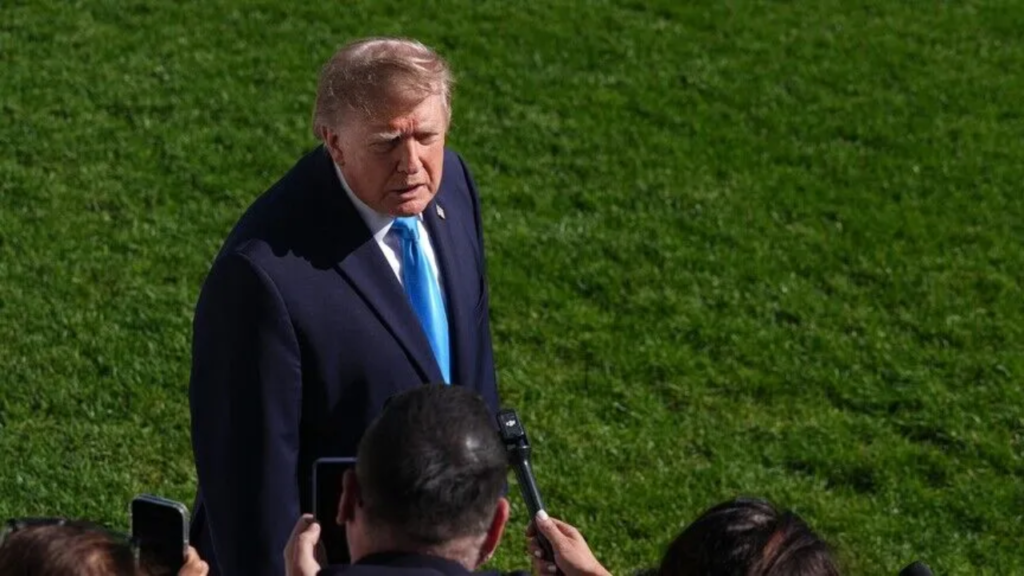 Trump warning to Iran: President Donald Trump speaking at a campaign rally in Wasilla, Alaska