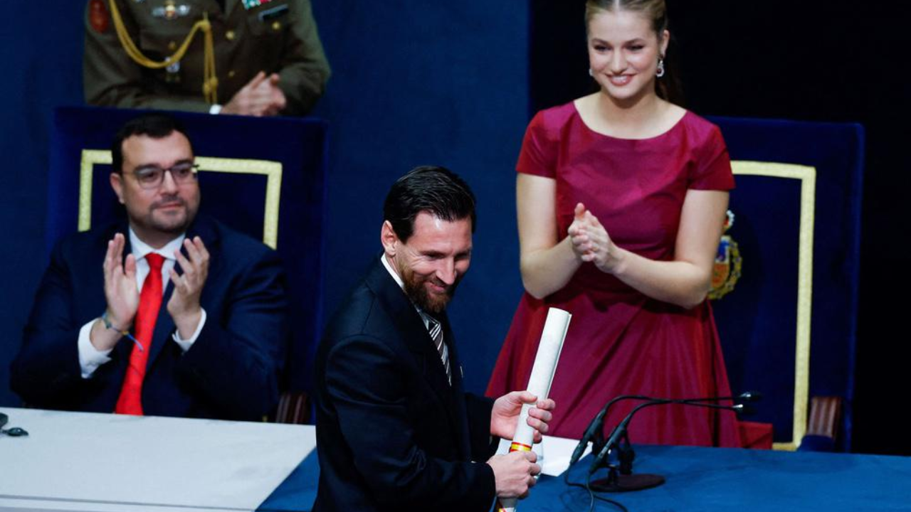 Messi Collects Princess of Asturias Award for Sports in Oviedo as First Individual Footballer Winner