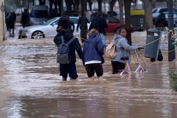 Floods Hit Eastern Spain and Trap Campsite Visitors